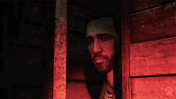 Animated Nic Cage Peeking Loop GIF