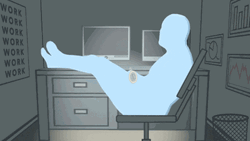 Animated Office Pop Music Cartoon GIF