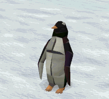 Animated Penguin Bow GIF