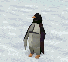 Animated Penguin Bowing