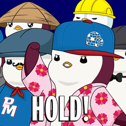 Animated Penguin Hold GIF