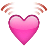Animated Pink Hearts Emoji  GIF