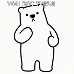 Animated Polar Bear Got It While Dancing GIF
