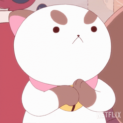 Animated Puppycat Cracking Knuckles GIF