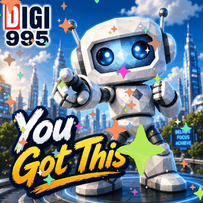 Animated Robot Saying You Got This GIF