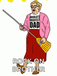 Animated Rock On Brother GIF