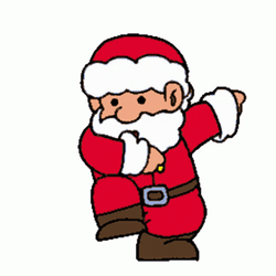 Animated Santa Claus Dancing Noel GIF