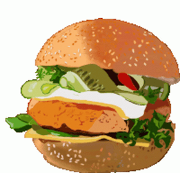 Animated Saucy Whataburger GIF