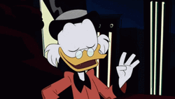 Animated Series Duck Tales Scrooge Mcduck Counting Down