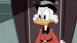 Animated Series Duck Tales Scrooge Mcduck Gargling Tea