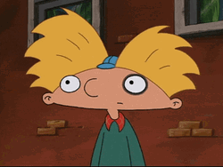 Animated Series Hey Arnold Black Eye  GIF