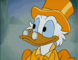 Animated Series Scrooge Mcduck Love At First Sight  GIF
