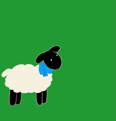 Animated Sheep Cartwheel GIF