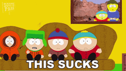 Animated Sitcom South Park Kyle Broflovski This Sucks GIF