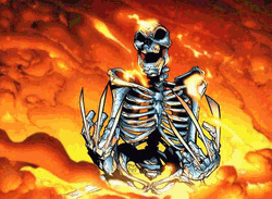 Animated Skeleton Wolverine GIF