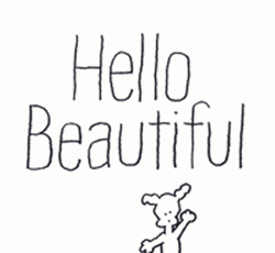 Animated Skippy Dog Hi Hello Beautiful GIF