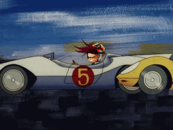 Animated Speed Race Car GIF