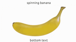 Animated Spinning Banana GIF