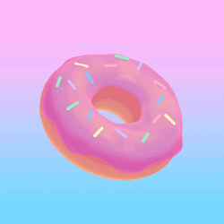 Animated Sprinkled Doughnut