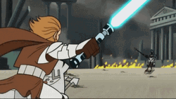 Animated Star Wars Obi Wan Kenobi Akira Slide GIF