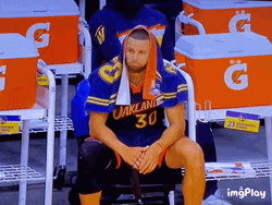 Animated Steph Curry Nod GIF