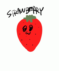 Animated Strawberry Cute Pouty Lips GIF