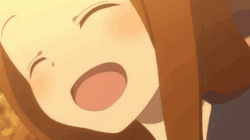 Animated Takagi San Laughing GIF