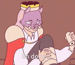 Animated Technoblade I'm Done GIF