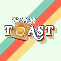 Animated Text Team Toast GIF