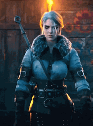 Animated The Witcher Miyku GIF