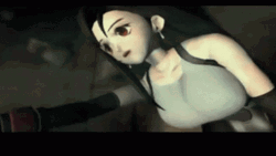 Animated Tifa Falling Rocks Moments GIF