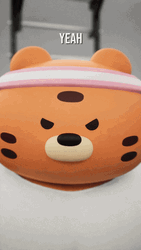 Animated Tiger Show Biceps Go To The Gym GIF