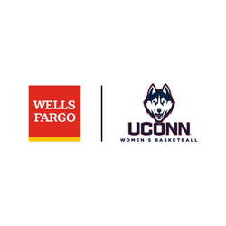 Animated Uconn Husky Mascot Sliding GIF