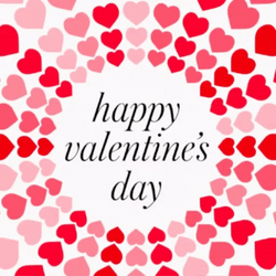 Animated Valentines Day Abstract Hearts GIF