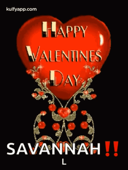 Animated Valentines Day Savannah GIF