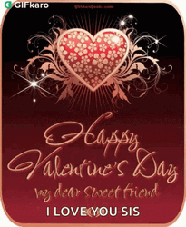 Animated Valentines Sweet Friend GIF