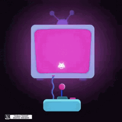 Animated Video Game Monitor GIF