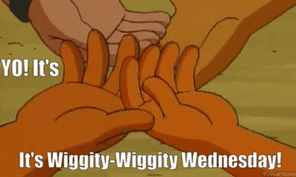 Animated Wednesday Hand Wiggles GIF
