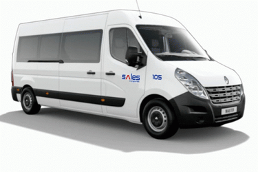 Animated White Van Image GIF