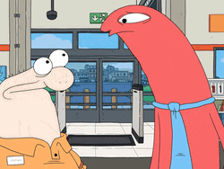 Animation Head Down Thinking Hard GIF