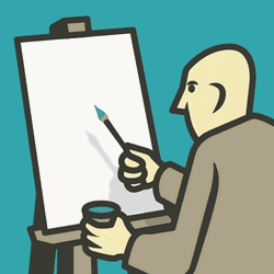 Animation Painting A Line GIF