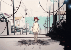 Anime Aesthetic Serial Experiments Lain Falling Power Lines