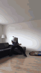 Anime Bedroom Chidori Power GIF