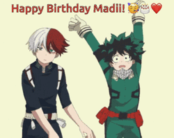 Anime Birthday Deku Todoroki Konosuba Dance GIF