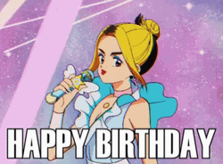 Anime Birthday Dua Lipa Levitating GIF