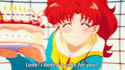 Anime Birthday Look I Baked A Cake GIF