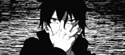 Anime Black And White Shintaro GIF