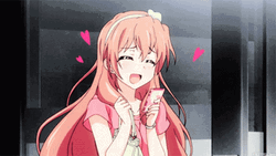 Anime Blush Kaga Kouko Golden Time GIF
