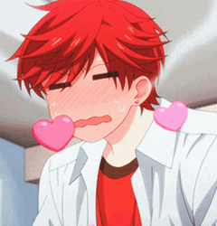 Anime Blush Mikoto Mikoshiba GIF