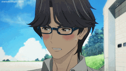 Anime Blush Subaru Hidaka GIF